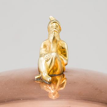 GLÖGGRYTA, koppar och mässing, 1900-talets första hälft.