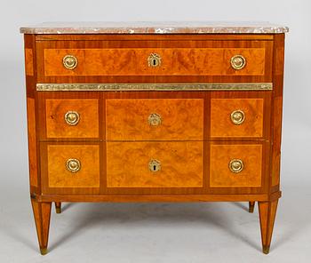 BYRÅ, gustaviansk stil, 1800-tal.