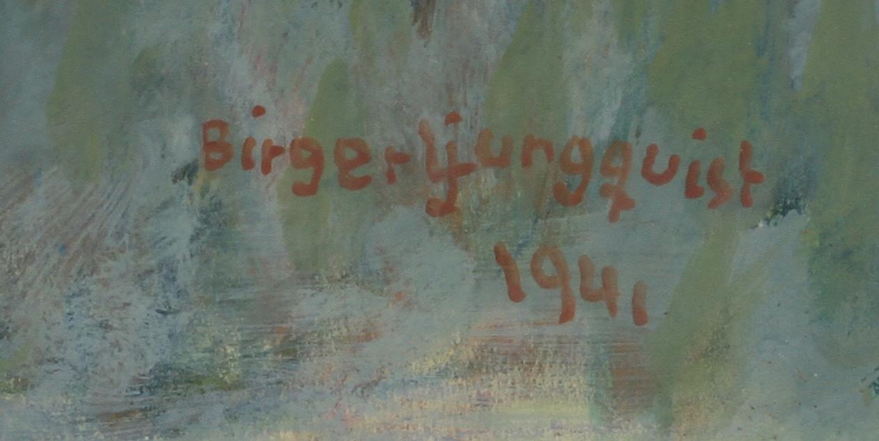 BIRGER LJUNGQUIST, gouache, sign o dat 1941.