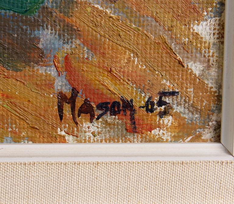 MASON, MATS, olja på masonitpannå, sign. o dat. 1965.