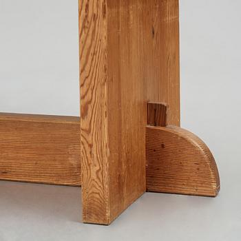 Axel Einar Hjorth, a "Lovö" stained pine table, Nordiska Kompaniet 1930s.