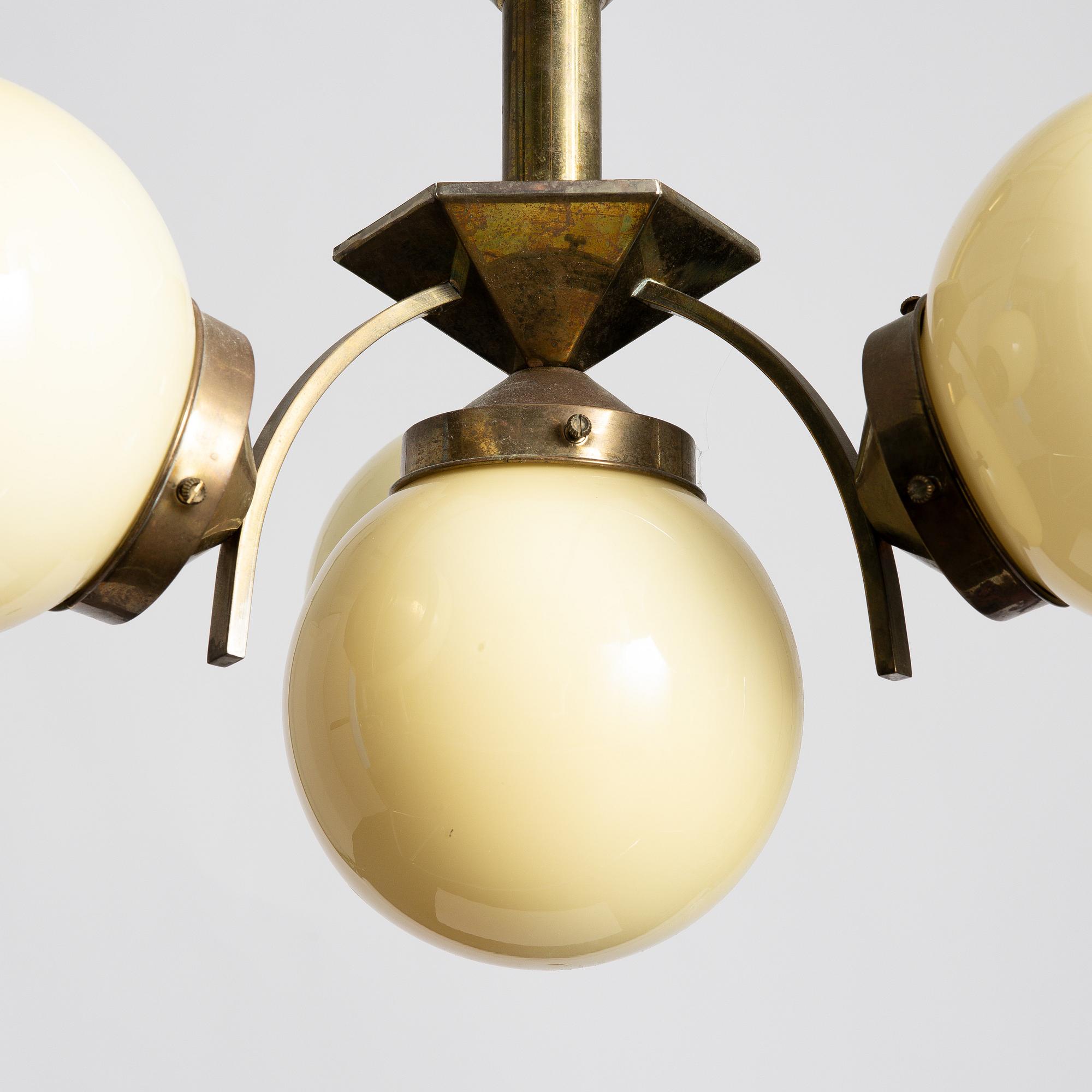 A ceiling lamp, 1930s.