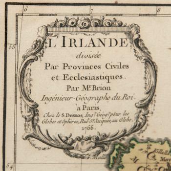 Maps of Europe, 8 pcs., 18th century, France.
