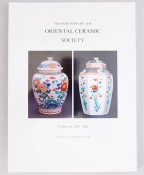 BÖCKER, 9 st, Transactions of the Oriental Ceramic Society, London 1991-2004.