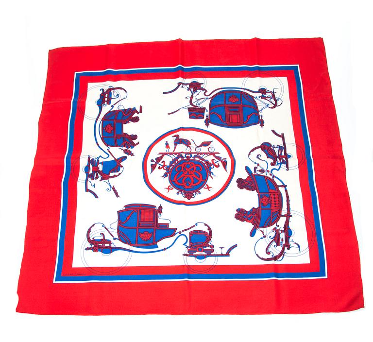 SCARF, "Ex Libris", Hermès.