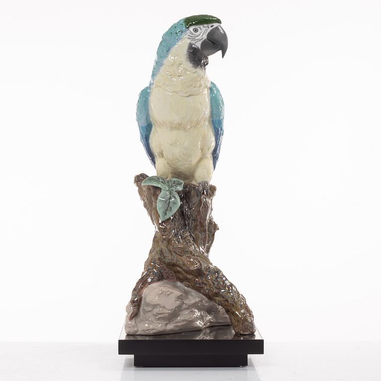Lladró, figurin, "Macaw Bird", Spanien.