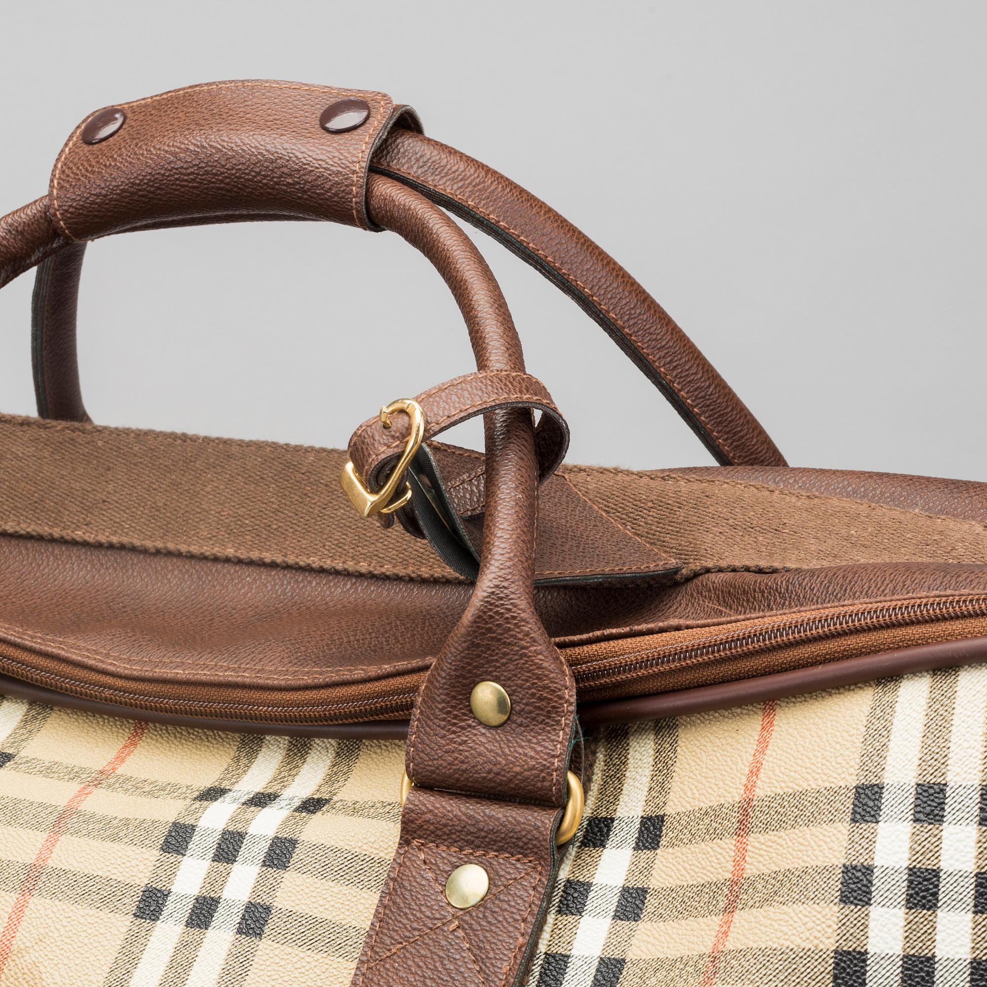 BURBERRY, suitcase.