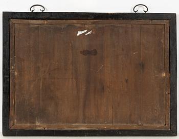 Glasmålningar, ett par, Kina, 1900-tal.