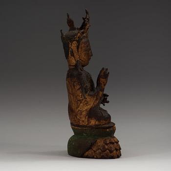 GUANYIN, brons. Mingdynastin (1368-1644).