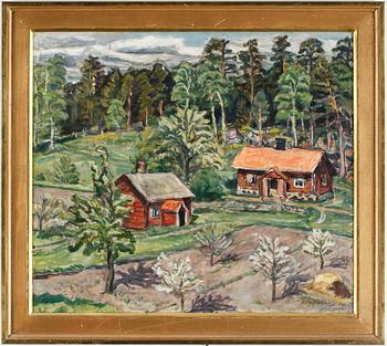 OLLE NORDBERG, olja på duk, signerad och daterad -22.