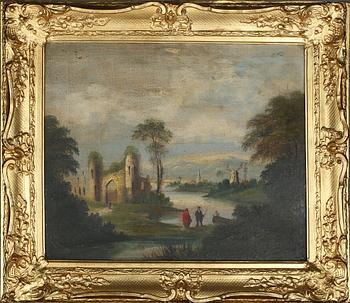 OKÄND KONSTNÄR, olja på duk , 1800-tal.