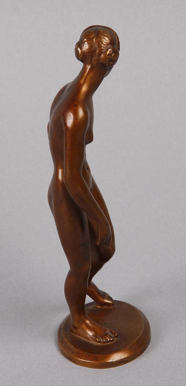 TORE STRINDBERG, skulptur, brons, sign TS o dat -19. Gjutarstämplar Herman Bergman Fud.