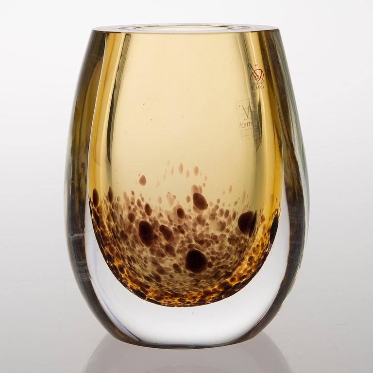 A MURANO GLASS VASE, Formia, Vetro Artistico Murano.