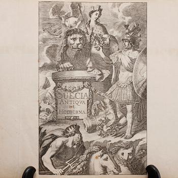 BOK, "Suecia Antiqua et Hodierna", Erik Dahlberg, volym I, omkring sekelskiftet 1900.