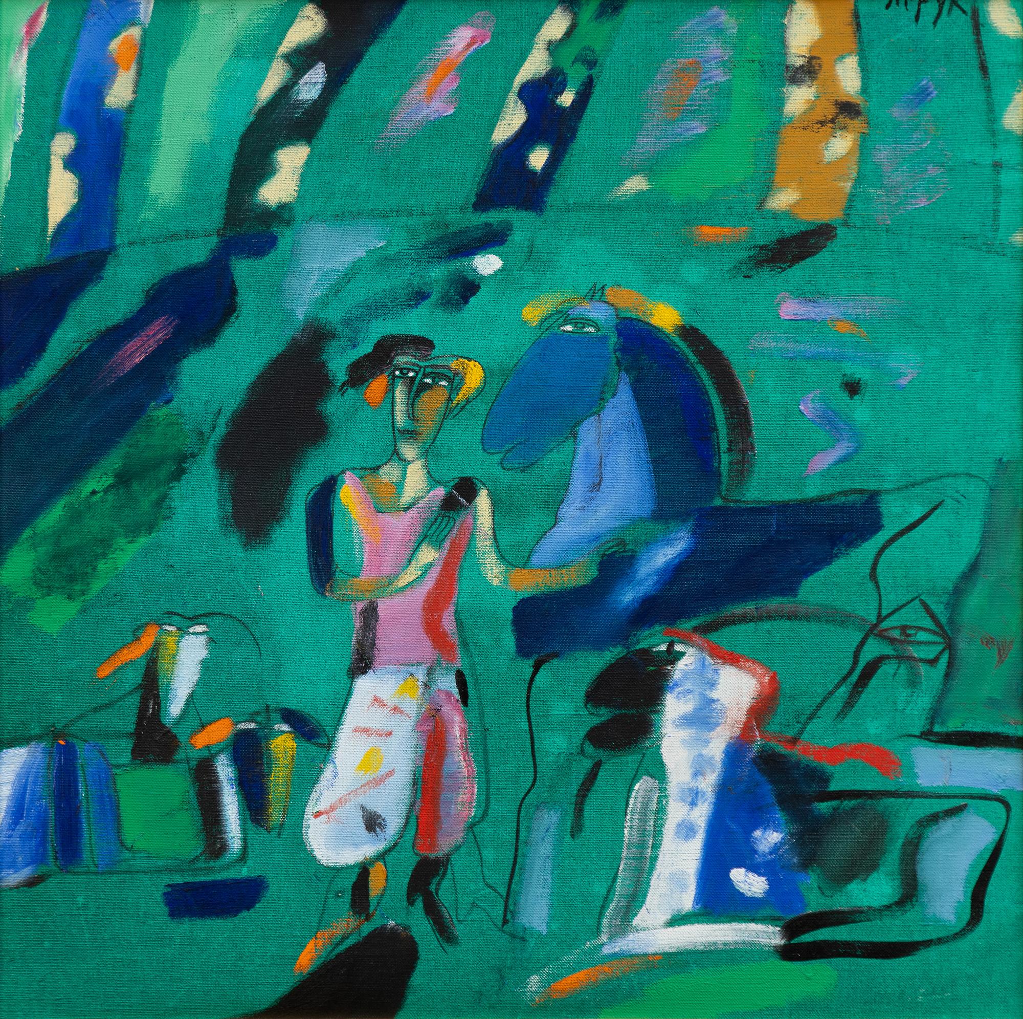 Madeleine Pyk, Man with Horse.