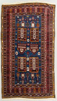 A semiantique/antique Kazak carpet ca 197 x 125 cm.