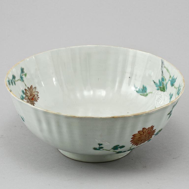 SKÅL, porslin, Kina, sekelskiftet 1700/1800.