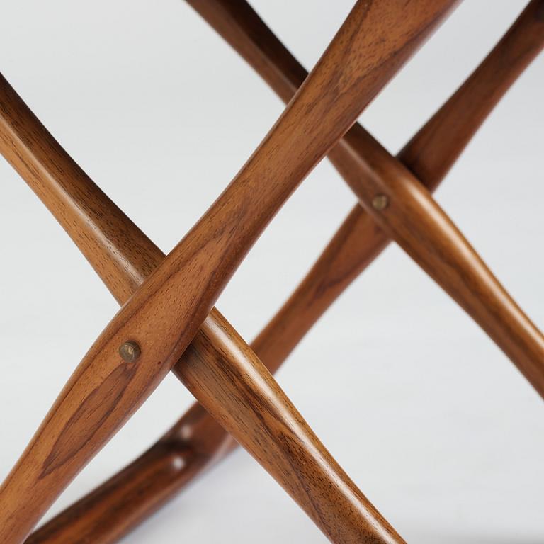 Ole Wanscher, a rosewood "Egyptian stool", Poul Jeppesen-møbler, Danmark, jubilee edition 2003.