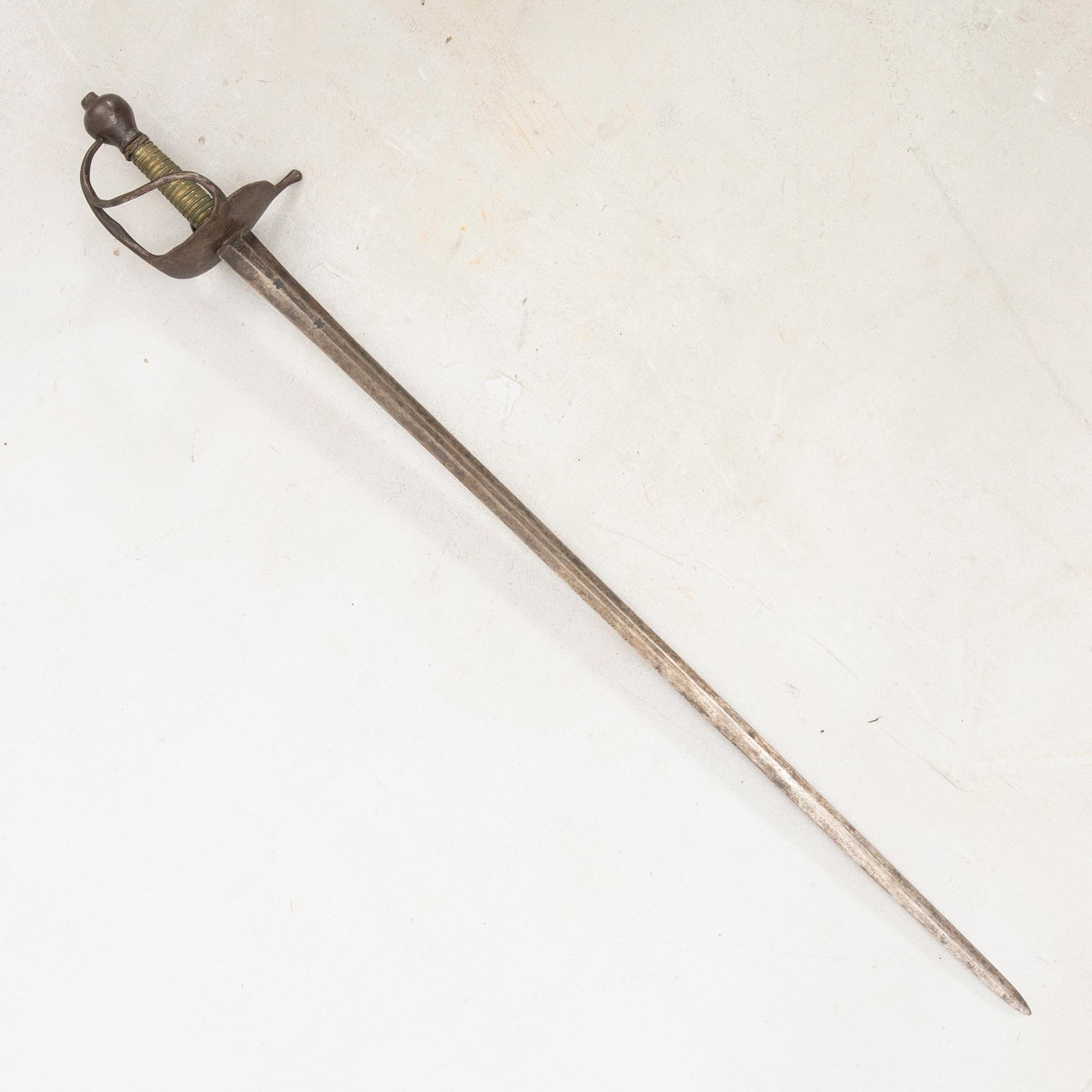 A Swedish sword, 1685 pattern.