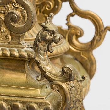 A mantel clock around 1900.