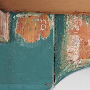 A Swedish carved rococo sofa by A. Thunberg (master in Stockholm 1756-91).