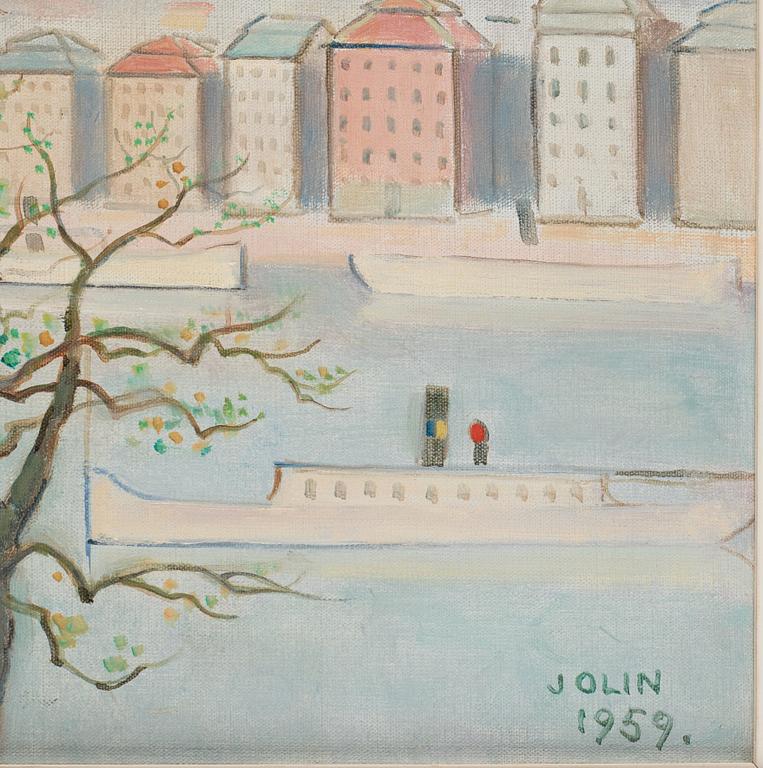 Einar Jolin, Utsikt från Skeppsholmen över Gamla Stan.