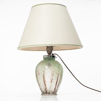 Karl Wiedmann, an "Ikora" table lamp, WMF/Württembergische Metallwarenfabrik, Art Deco 1930s/1940's, Germany.