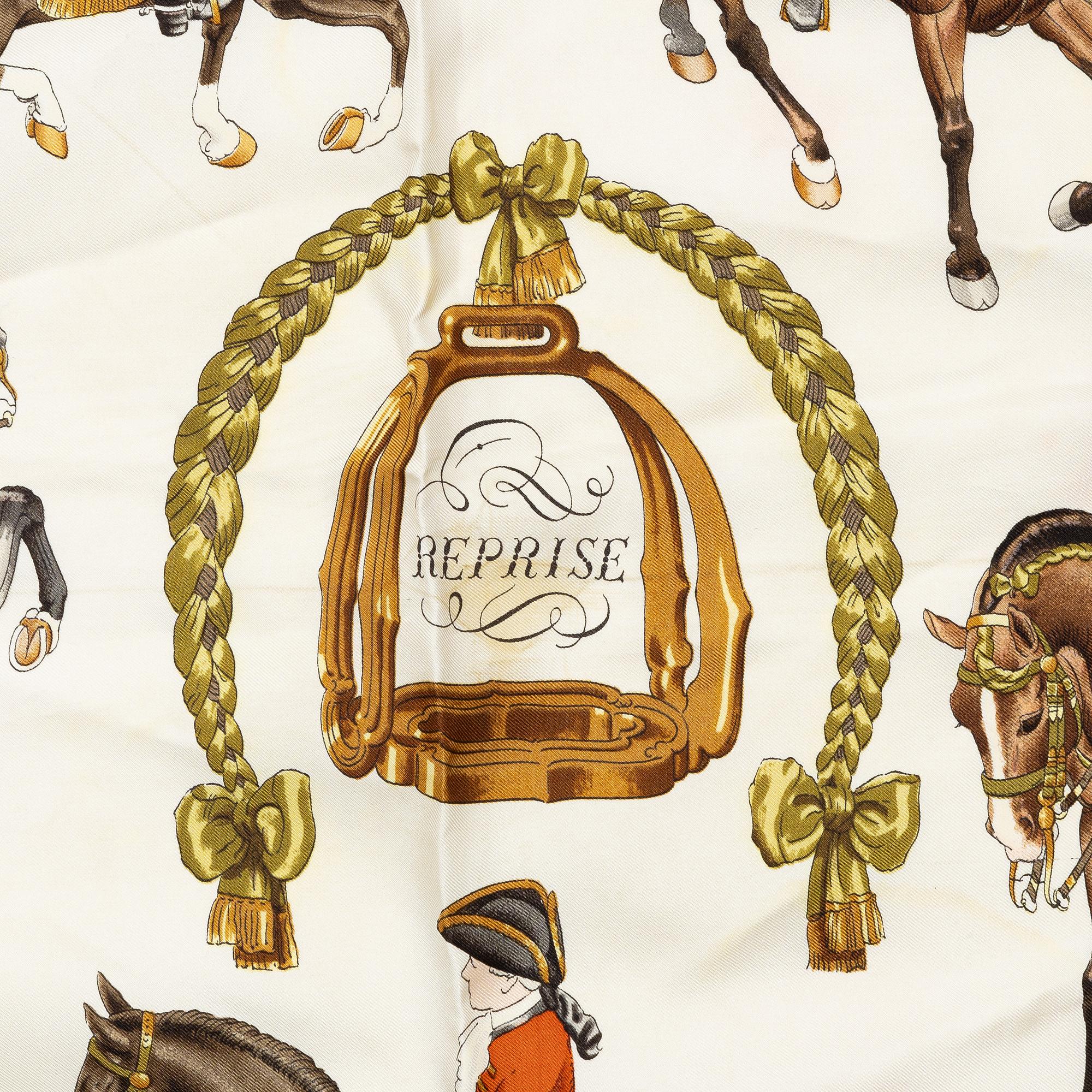 Hermès, a 'Reprise' scarf.