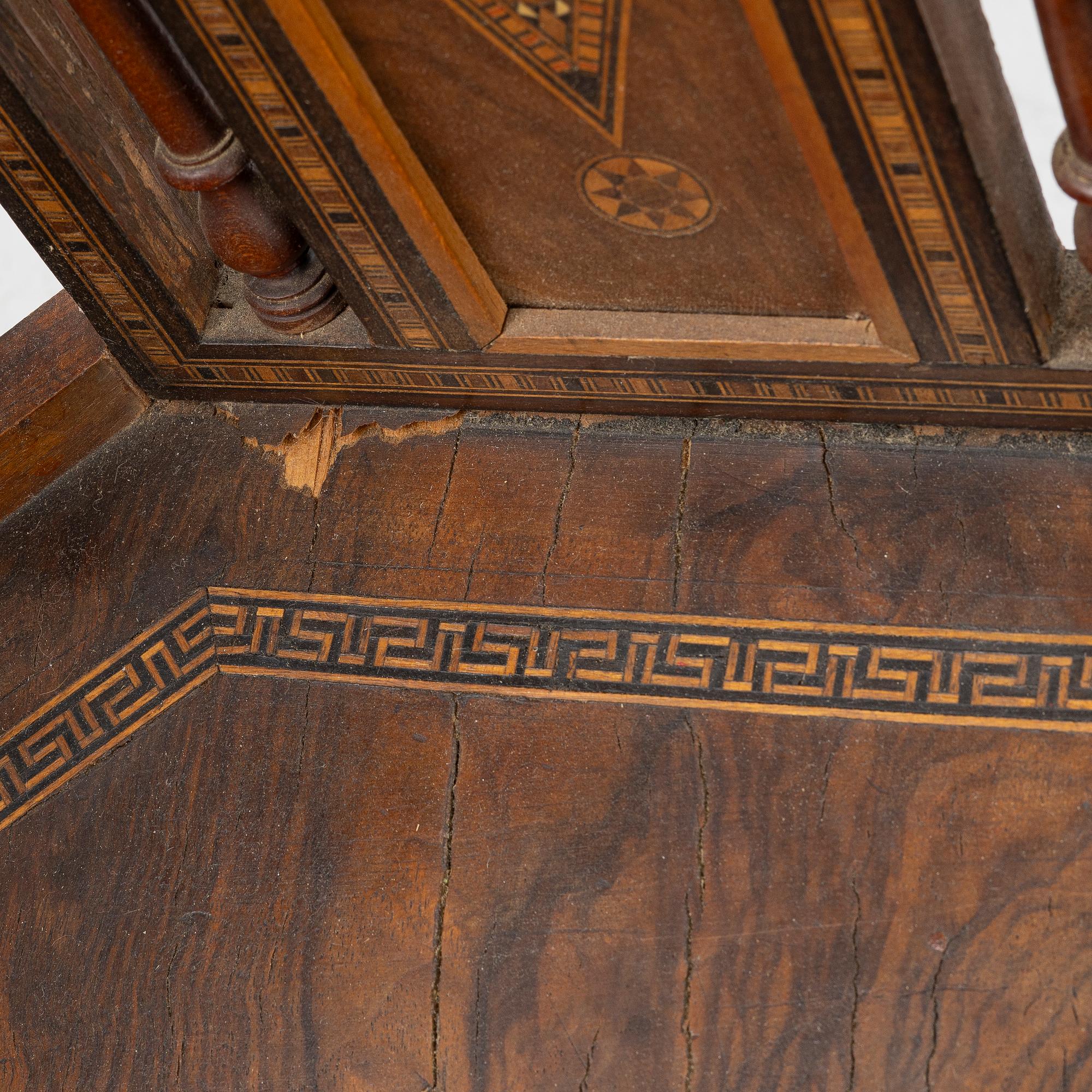 Armchair, oriental, first half of the 20th century.