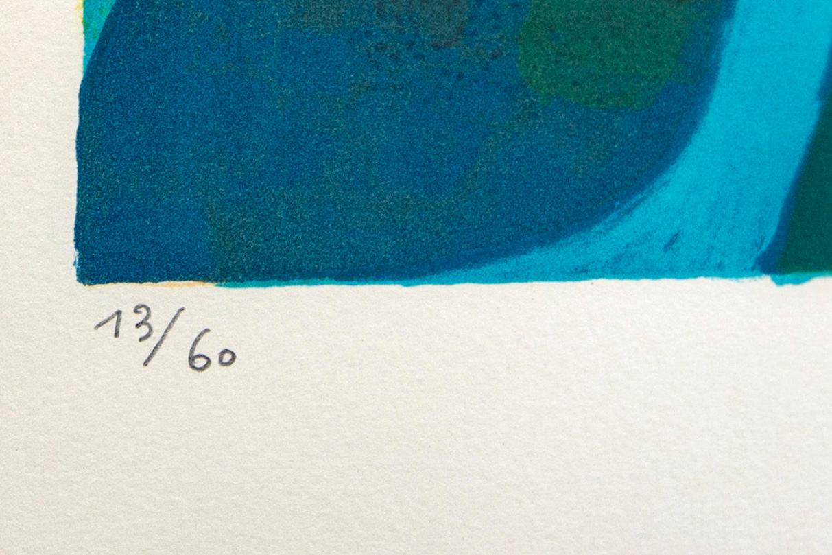 Maurice Estève, färglitografi signerad och numrerad 13/60.