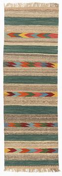 A Kilim runner, c. 213 x 74 cm.