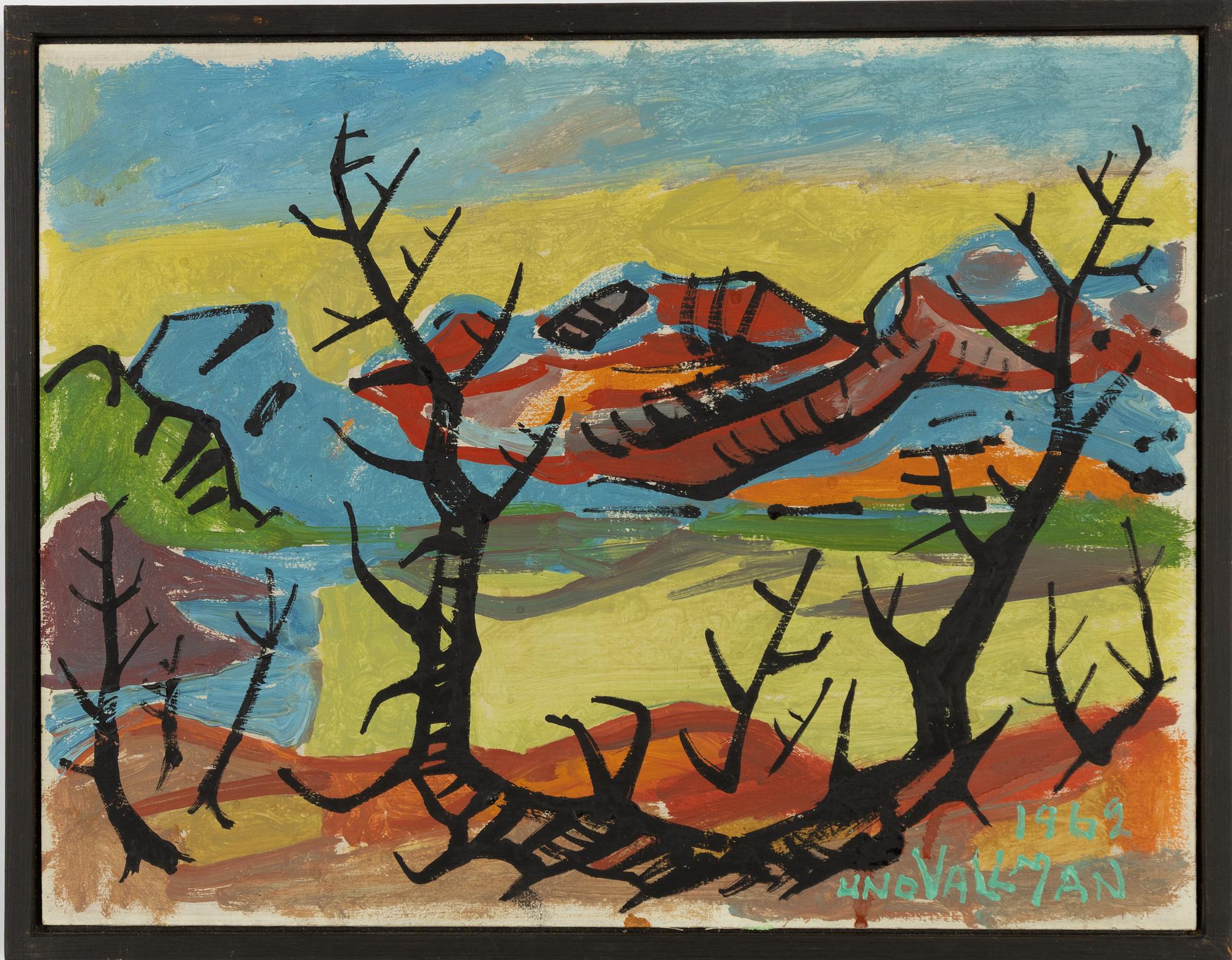 Uno Vallman, Mountain Landscape.