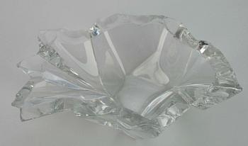 SKÅL, glas,"Isbit", sign o dat Tapio Wirkkala Iittala 1955.