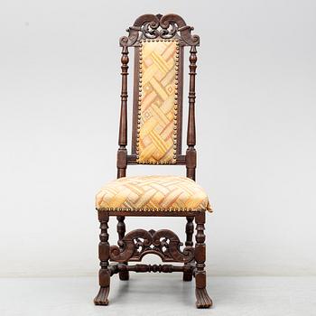 A first half of the 18th century late baroque chair.