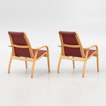 Yngve Ekström, a pair of 'Laminett' armchairs, Swedese.