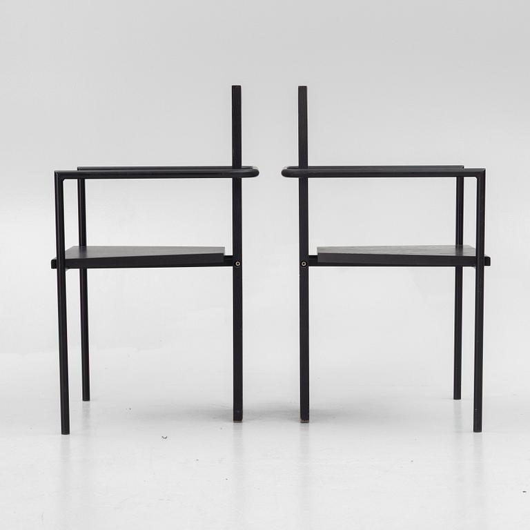 Jonas Bohlin, a pair of "Concrete" armchairs, Källemo, Sweden.