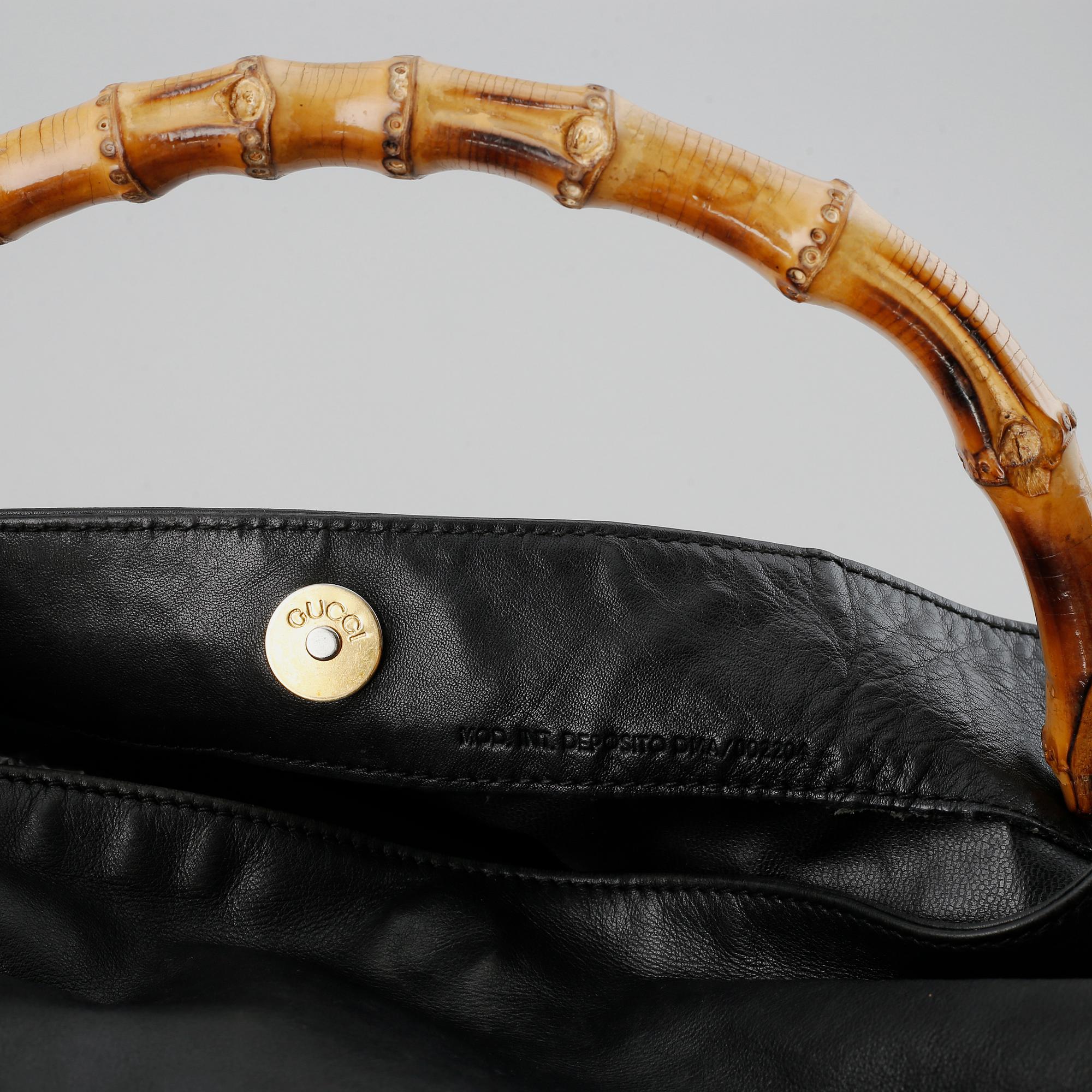 Gucci, väska "Bamboo leather bag".