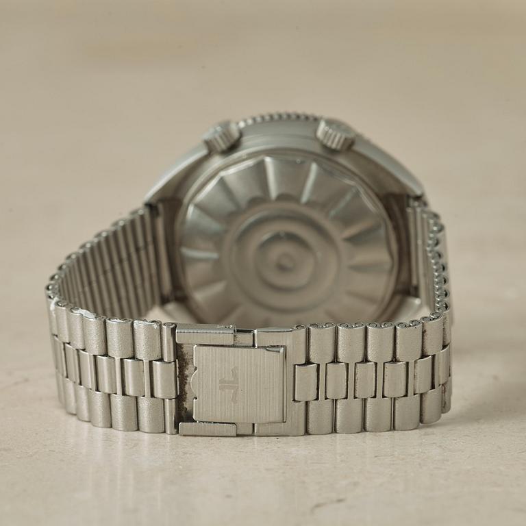 JAEGER-LECOULTRE, Memovox GT, Polaris II, "Grey edition", wristwatch, 42 x 49,5 mm.