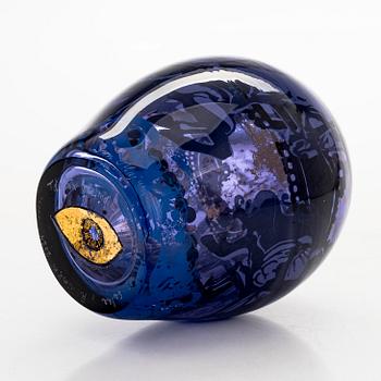 Sini Majuri, unik, glasskulptur, "Today I Dream of You, Secretly" signerad Sini Majuri, Riihimäki 2024.