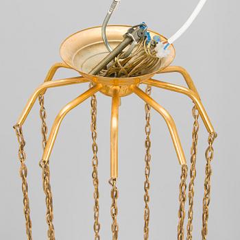 Taklampa / takkrona, Turun kristalli, 1970-tal.