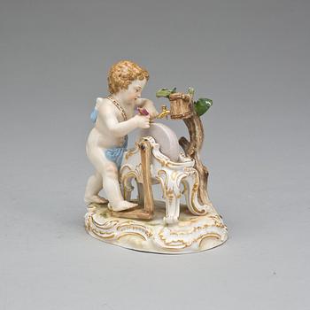 FIGURIN, porslin, Meissen, 1800-talets slut.