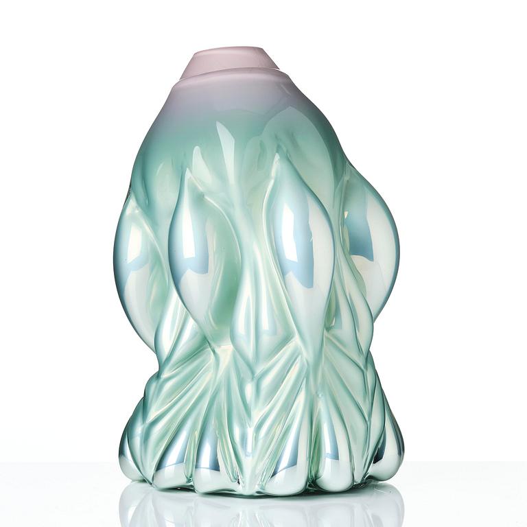 Hanna Hansdotter, "Dripping Print", skulptur, glas, The Glass Factory, Boda Glasbruk, 2019, AP 1.