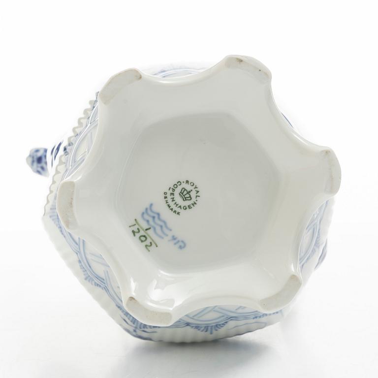 Royal Copenhagen, a 31-piece 'Blue Fluted' coffee service, Denmark.