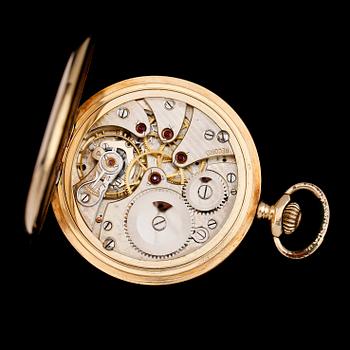 FICKUR, 14K guld, savonett, 1900-talets första hälft.