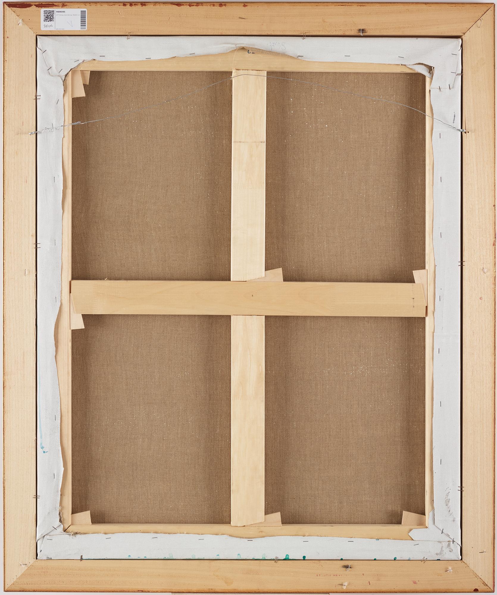 Ulf Trotzig, Abstrakt i grönt och gult.