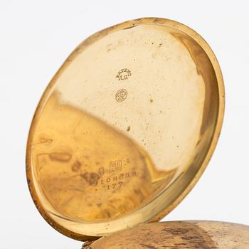 Pocket watch, hunter, 51.5 mm.