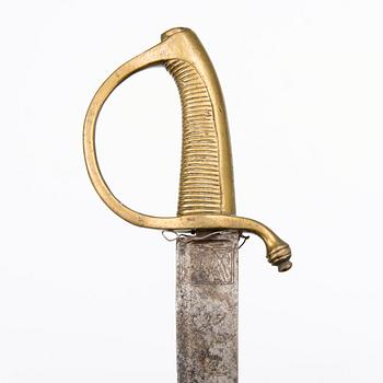 A Russian short sword, model 1817.