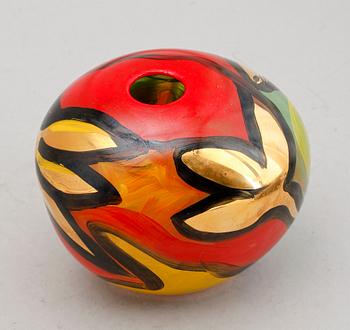 VAS, glas, Ulrica Hydman-Vallien, Kosta Boda, Unique, signerad.