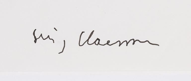 Stig Claesson, pastel on paper, signed.
