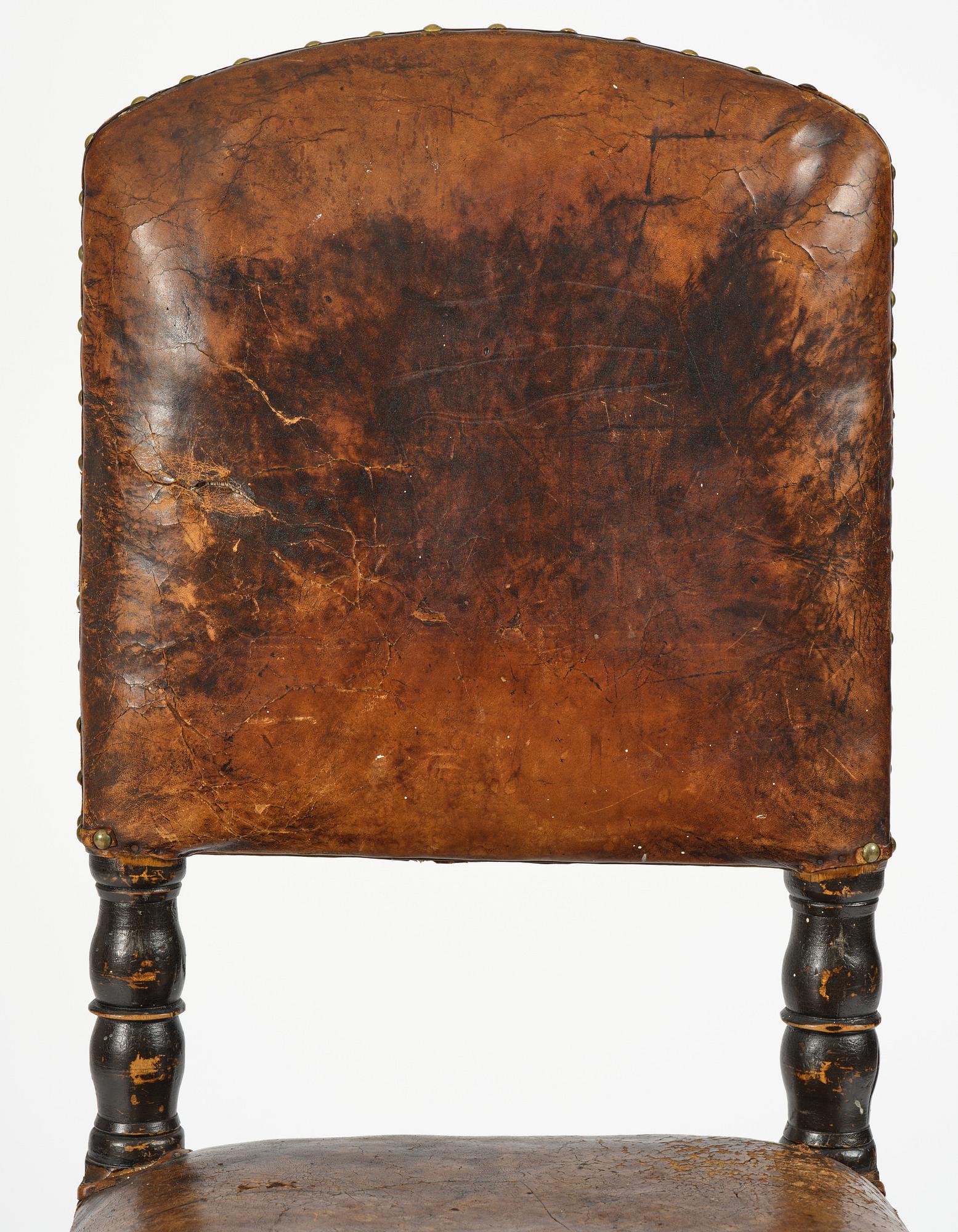 A Swedish baroque 'judge's' chair, circa 1700 / early 18th century.